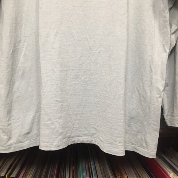 Magaschoni Blue Grey 3/4 Sleeve Silk Blend PL - Picture 3 of 7